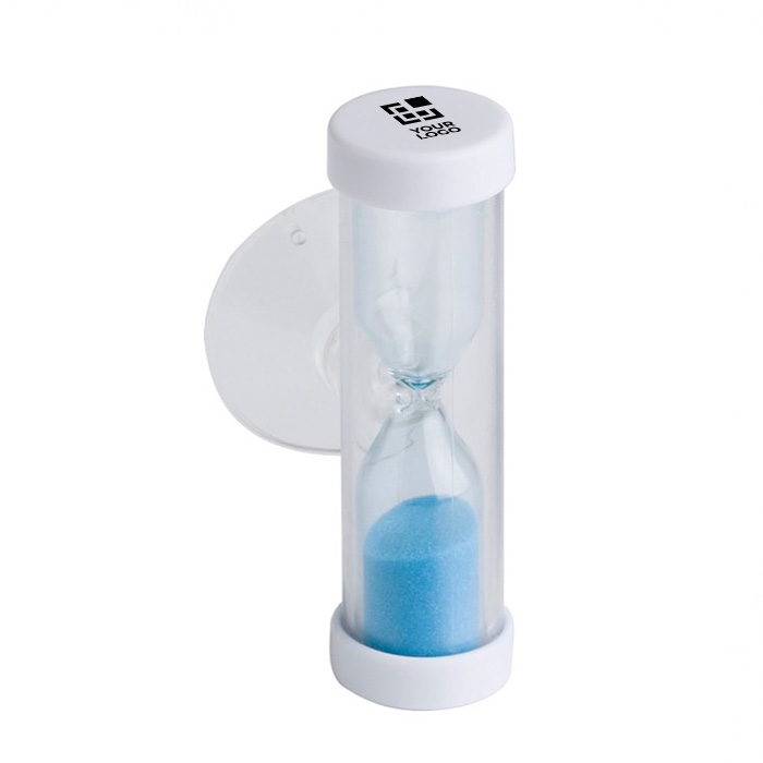 Sanduhr WaterSave farbe hellblau Ansicht mit Druckbereich