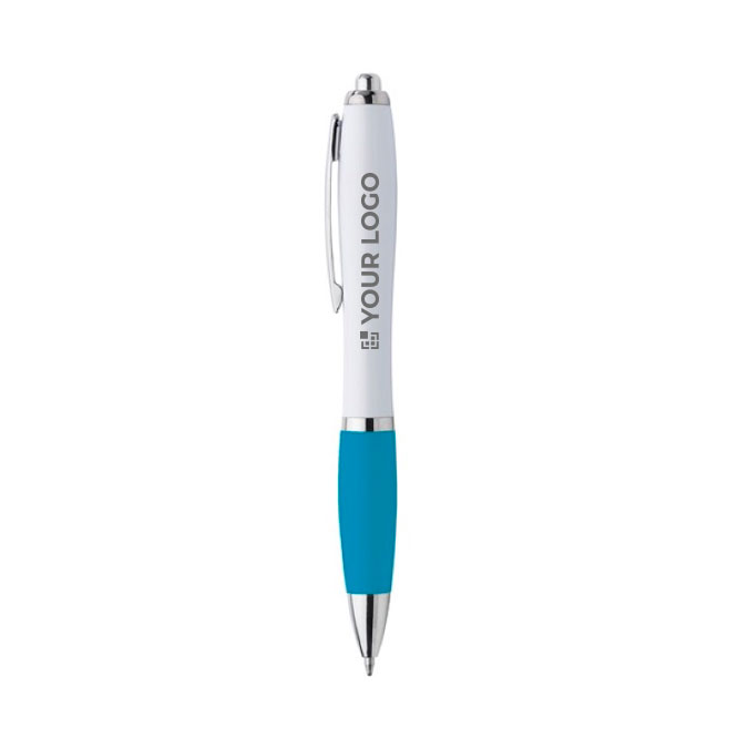 Kugelschreiber ColorBlanc | Blaue Tinte Ansicht mit Druckbereich