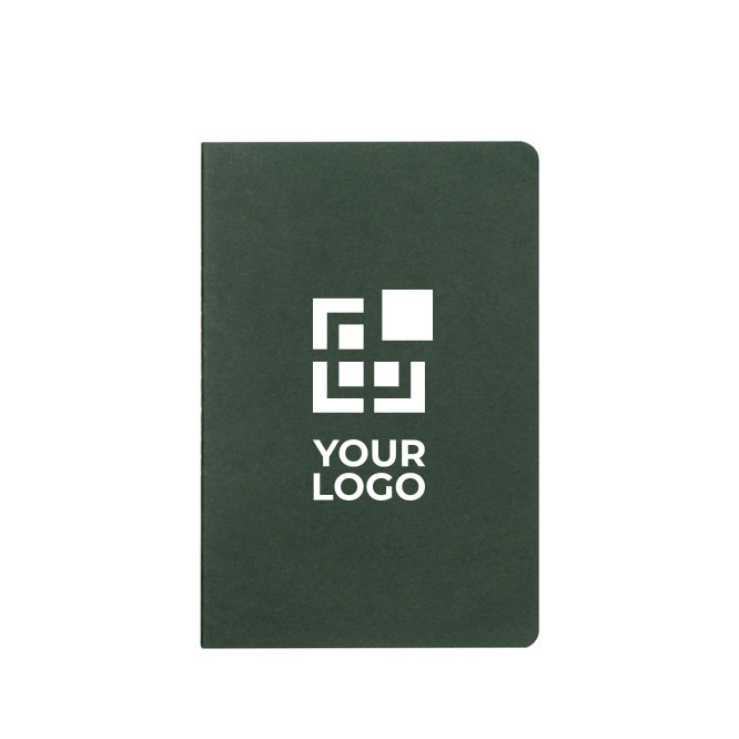 Notizbuch Journal Color | A5 | Liniert farbe grün Ansicht mit Druckbereich
