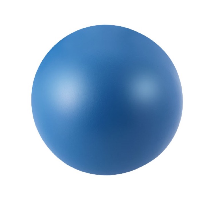 Bedruckter Antistress-Ball Farbe blau