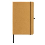 Recyceltes Notizbuch Leather | A5 | Linien farbe braun vierte Ansicht