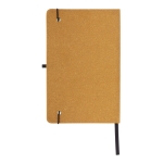 Recyceltes Notizbuch Leather | A5 | Linien farbe braun fünfte Ansicht