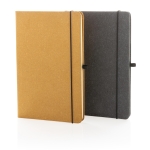 Recyceltes Notizbuch Leather | A5 | Linien farbe braun Ansicht in verschiedenen Farben