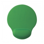 Mauspad mit Handgelenkstütze Werbeartikel farbe grün erste Ansicht