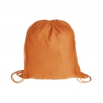 Bedruckter Sportbeutel aus Baumwolle 100 g/m2 Farbe orange 2