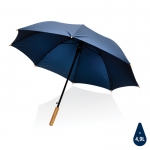 Selbstöffnender, recycelter Regenschirm Farbe marineblau 3