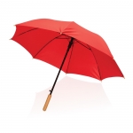 Recycelter Regenschirm Plus Ø103 farbe rot vierte Ansicht