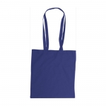 Taschen aus farbiger Baumwolle mit langen Henkeln, 105 gr/M2 Farbe blau 4