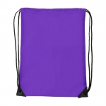 Klassischer Turnbeutel mit Logo bedruckt Farbe violett 7