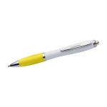 Kugelschreiber ColorBlanc | Blaue Tinte farbe gelb dritte Ansicht