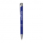Kugelschreiber Aster Arrow | Blaue Tinte Ansicht mit Druckbereich