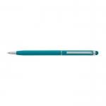 Kugelschreiber Vip Thin | Blaue Tinte farbe türkis erste Ansicht