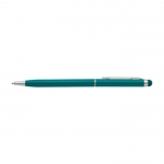 Kugelschreiber Vip Thin | Blaue Tinte farbe türkis zweite Ansicht