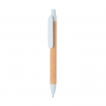 Kugelschreiber mit umweltfreundlichen Materialien Farbe hellblau 2