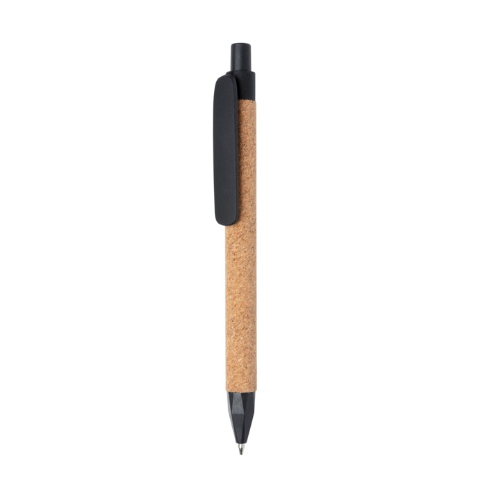 Kugelschreiber aus Kork & Straw Fibre | Blaue Tinte