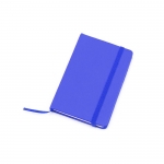 Taschennotizbuch als Werbegeschenk für Firmen Farbe blau 5