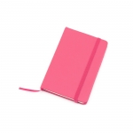 Taschennotizbuch als Werbegeschenk für Firmen Farbe rosa 4