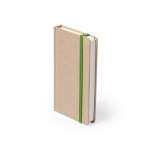 Taschennotizbücher aus Recyclingmaterial bedrucken Farbe grün 5