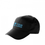 Mütze ClearLine farbe schwarz Ansicht mit Druckbereich