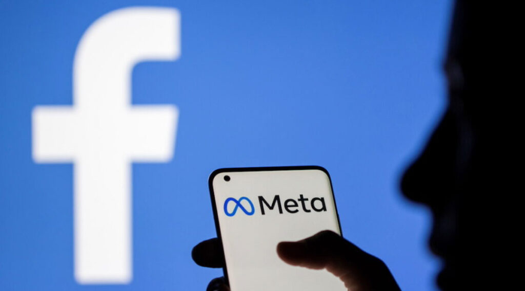 Facebook und Meta Logo