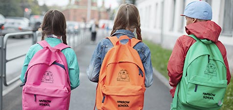 Schulrucksack als Schul-Merchandising bedrucken