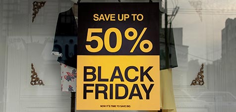 Black Friday Schild