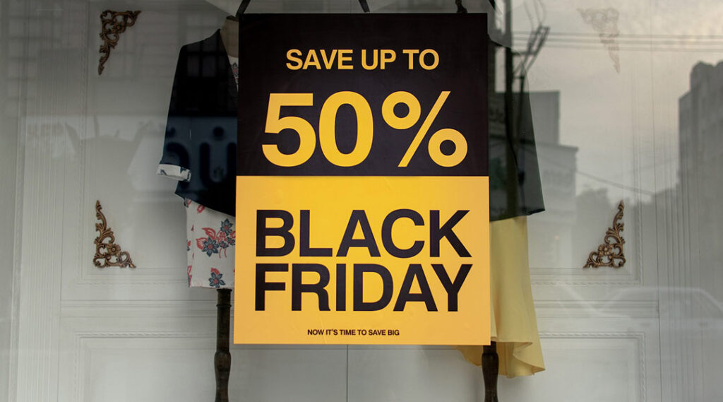 Black Friday Schild