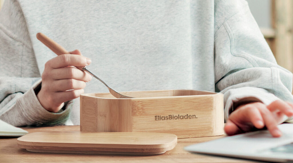 Nachhaltige Lunchbox aus Bambus