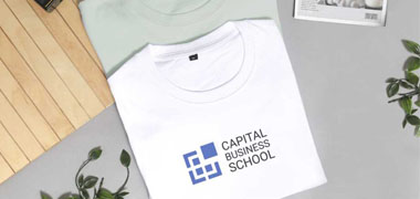 T-Shirt aus Baumwolle und Polyester