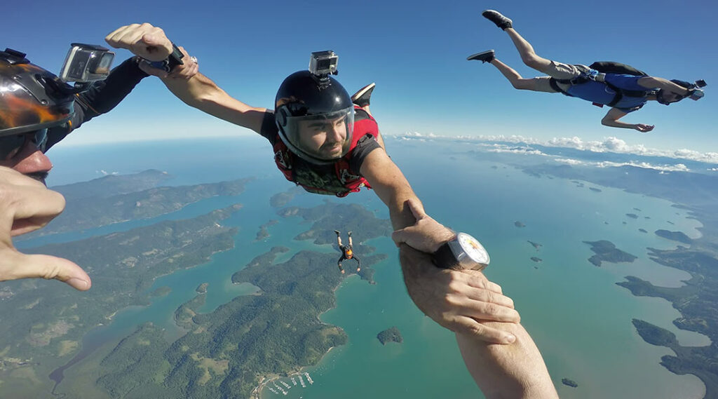 Fallschirmspringen mit GoPro