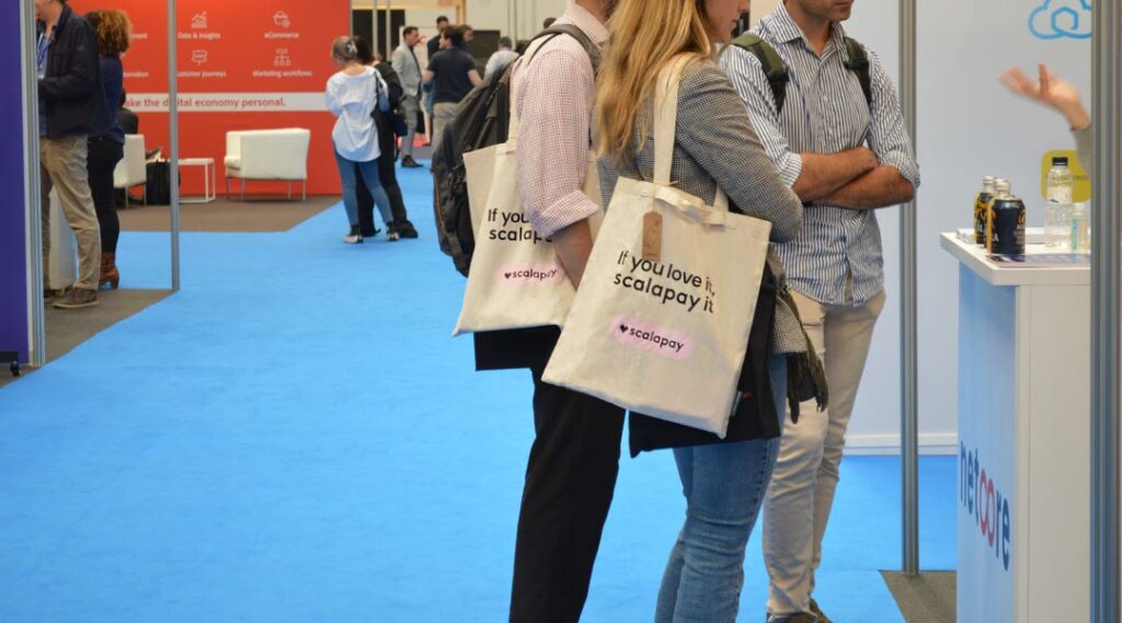 jutebeutel kostenlos messestand