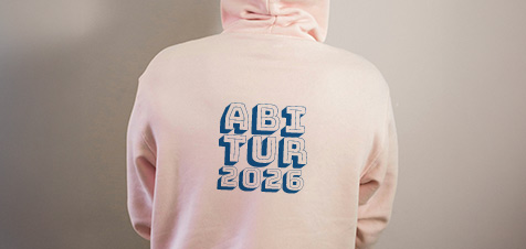 Hoodie mit Abitur Schrift