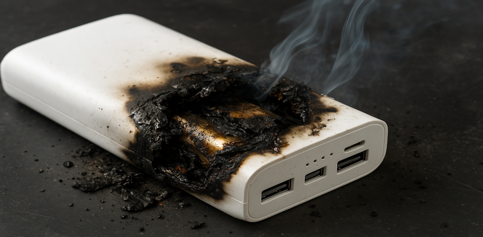 Powerbank Aufgebläht