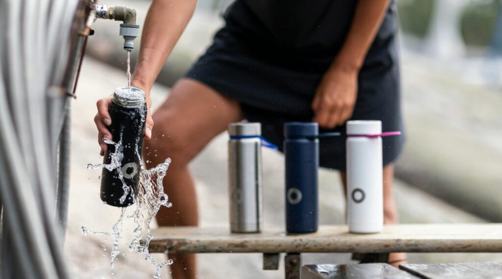 Thermoflasche in verschiedenen Farben
