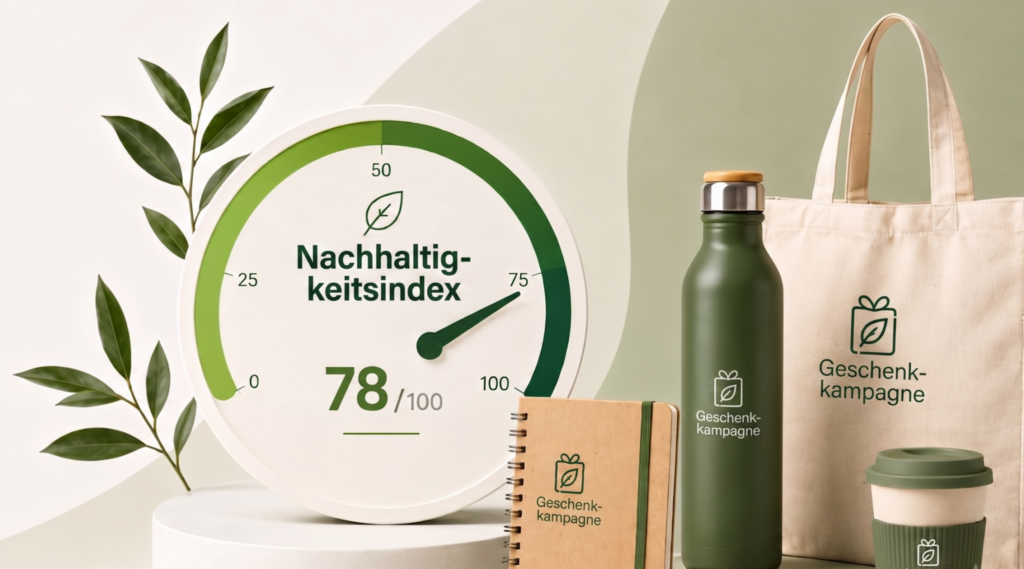 Unser Nachhaltigkeitsindex für Werbeartikel