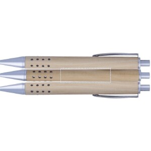 Druckposition roundscreen pencil mit runder siebdruck