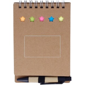 Druckposition front notebook mit tampondruck