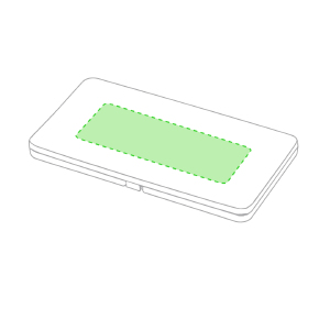 Zentriert auf dem Deckel