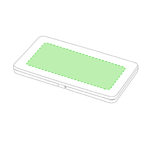 Zentriert auf dem Deckel