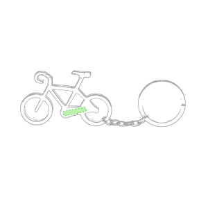 Im Bereich der Fahrradkette