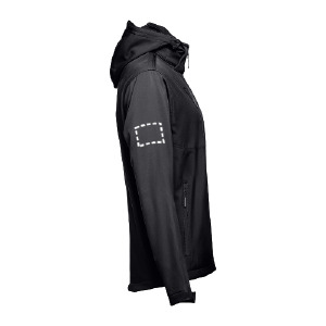 Jacke softshell rückseite