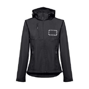 Jacke softshell vorderseite