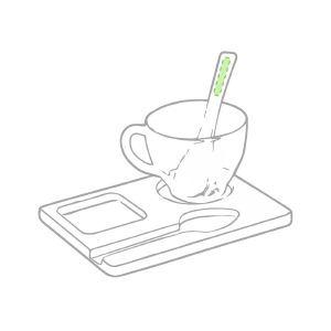 In dem Griff eines Löffels