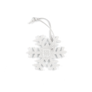 Schneeflockenkugel hinterseite