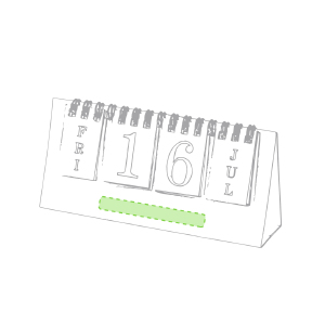 Seite A und Seite B (für Kalender)