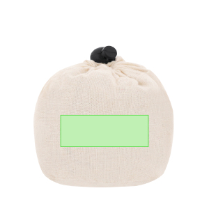 In dem gefalteten Beutel