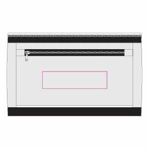 Vorderseite mit Reißverschluss