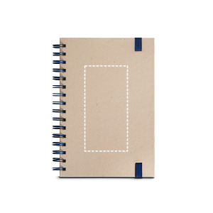 Notizbuch hinten