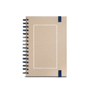 Notizbuch hinten