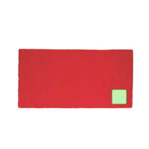 In einer Ecke des Tuches